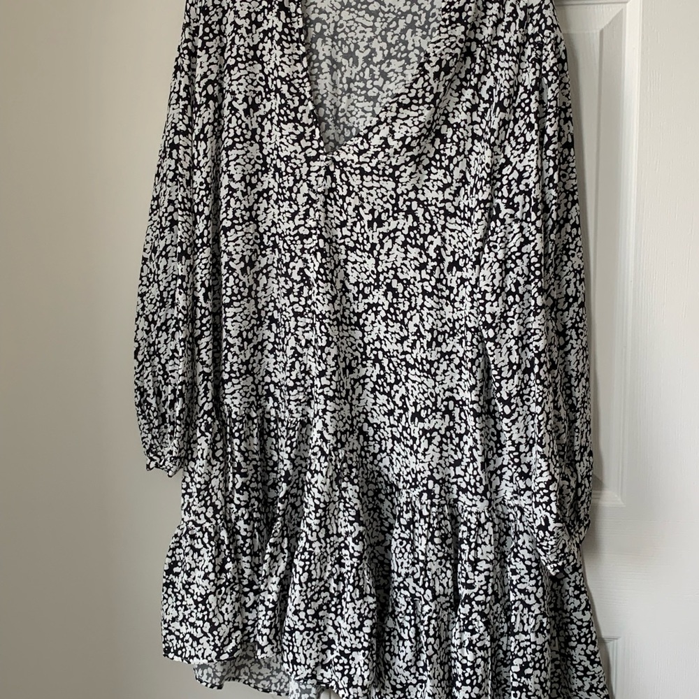 Patterned Zara Oversized Dress